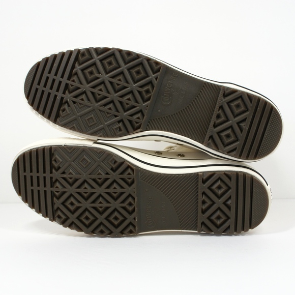 Converse Hi Rise Leather Boots Parchment NEW! - Picture 5 of 7